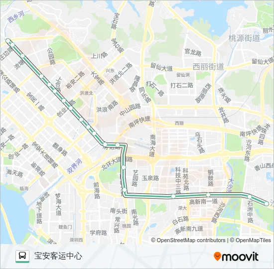 M425 Bus Line Map