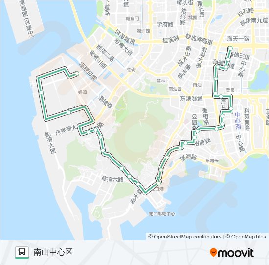 公交M430路的线路图