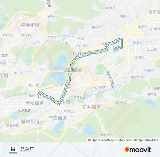 M434 bus Line Map