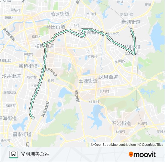 M436 bus Line Map