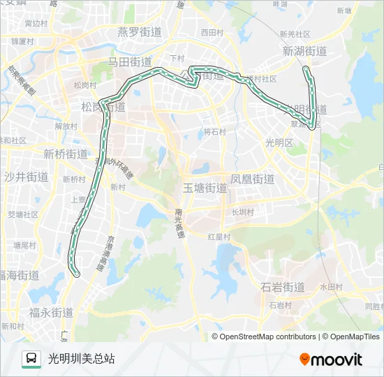 M436 Bus Line Map