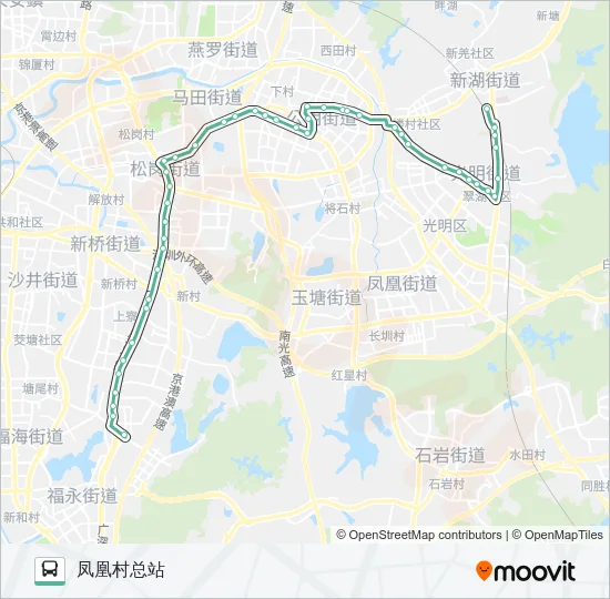 M436 Bus Line Map