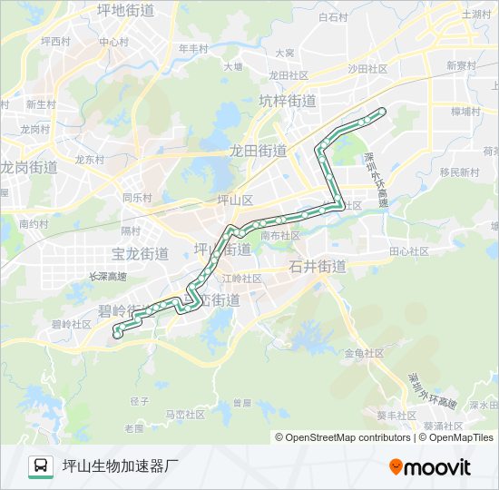 M439 bus Line Map