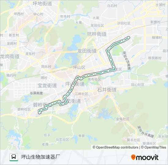 M439 Bus Line Map