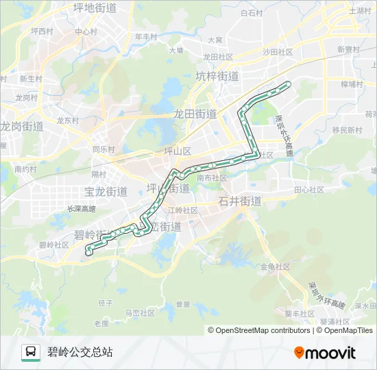 M439 Bus Line Map