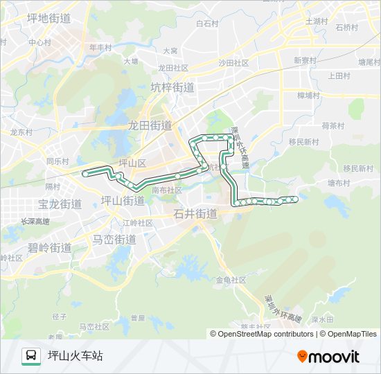 公交M440路的线路图