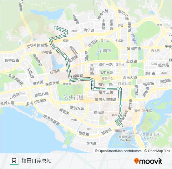 M441 Bus Line Map