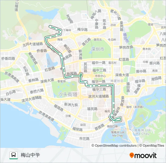 M441 Bus Line Map