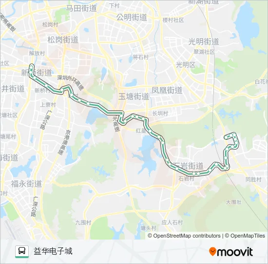 M442 Bus Line Map