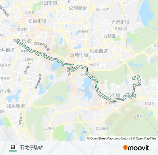M442 Bus Line Map