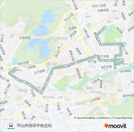 M443 bus Line Map