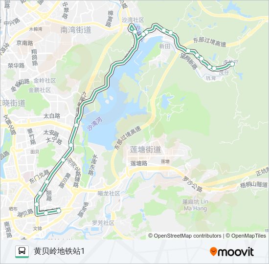 M445 bus Line Map