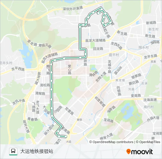 M446 Bus Line Map
