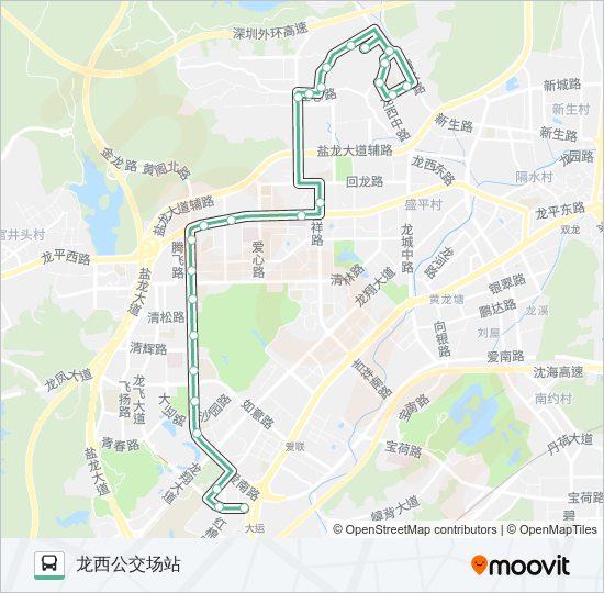 M446 bus Line Map