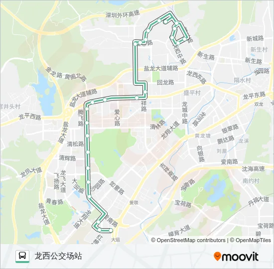 M446 Bus Line Map