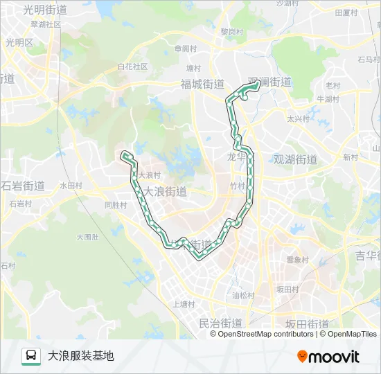 M450 Bus Line Map