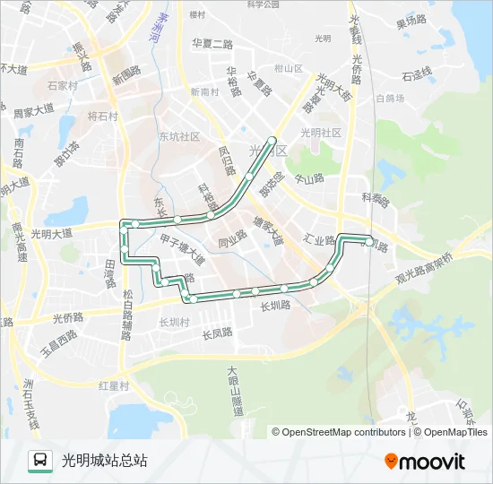 M451 Bus Line Map