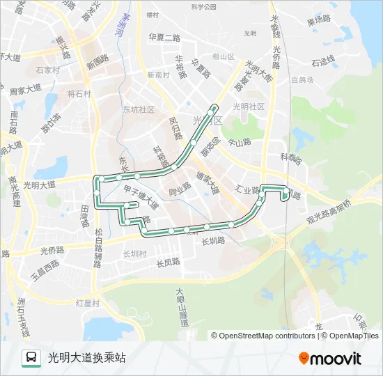 M451 Bus Line Map