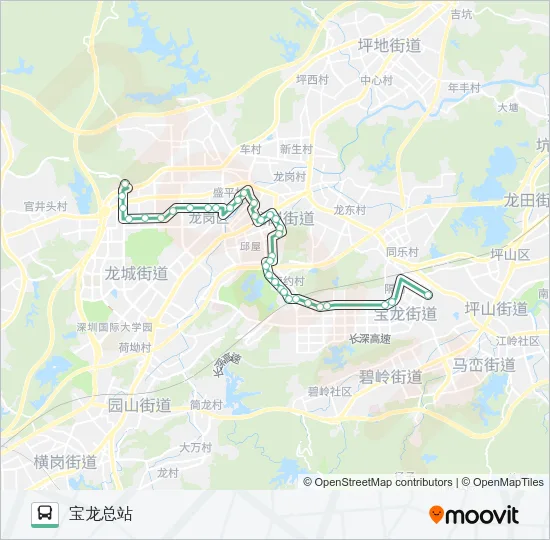 M452 Bus Line Map