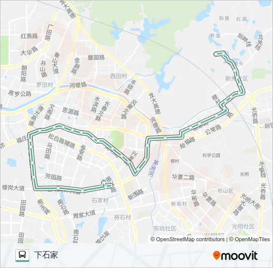 M455 Bus Line Map