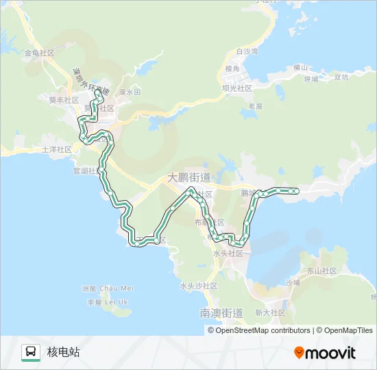 M457 Bus Line Map