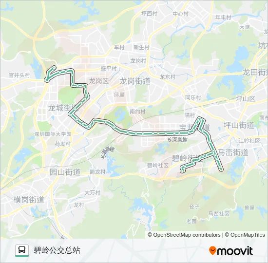 M458 Bus Line Map
