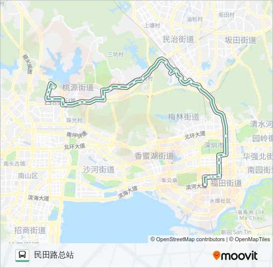 M459 Bus Line Map