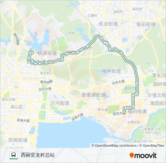 M459 Bus Line Map