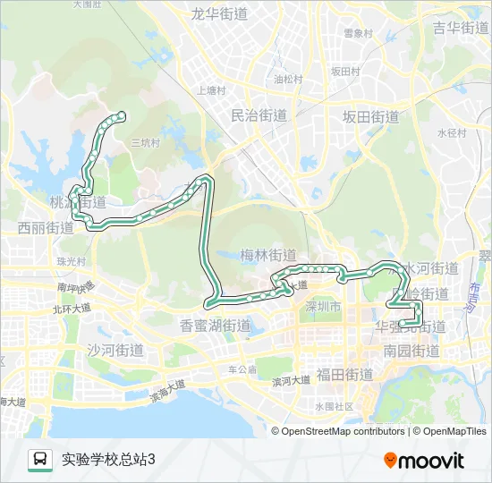M460 Bus Line Map