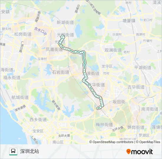 M462 Bus Line Map