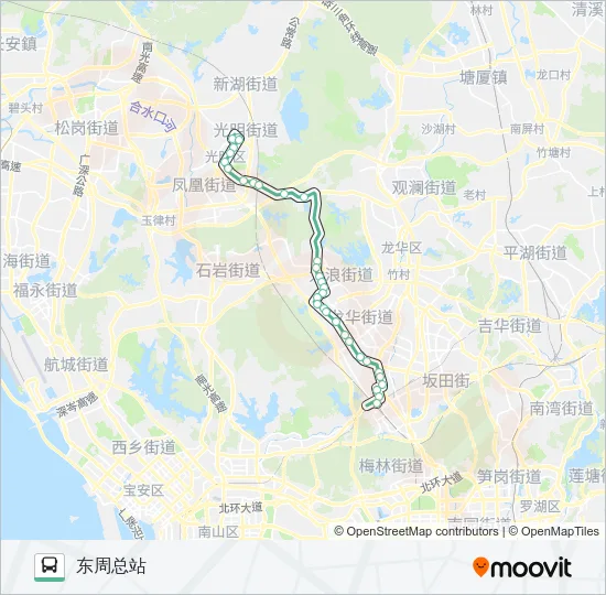 M462 Bus Line Map