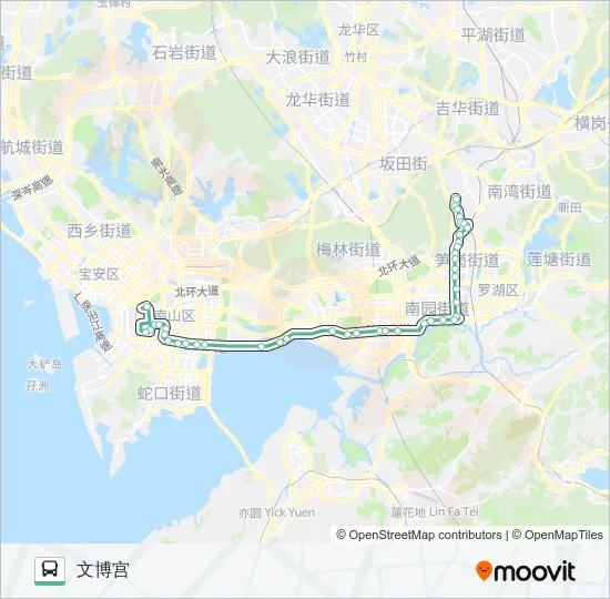 M463 Bus Line Map