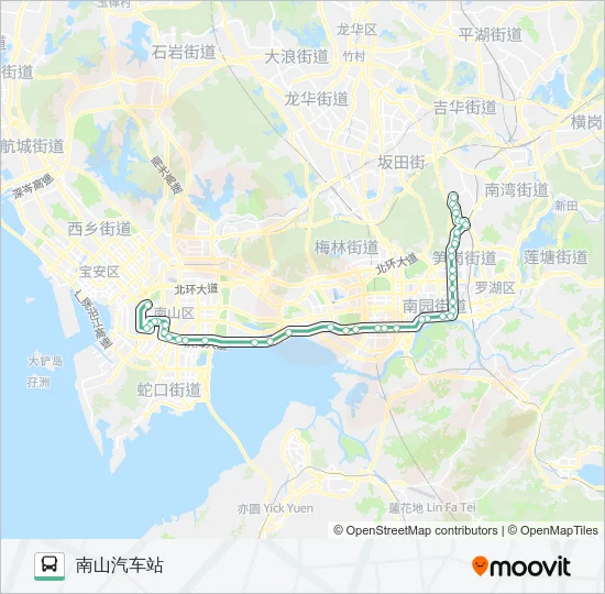 M463 Bus Line Map