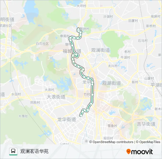 M464 Bus Line Map