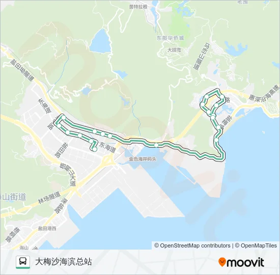 M465 Bus Line Map