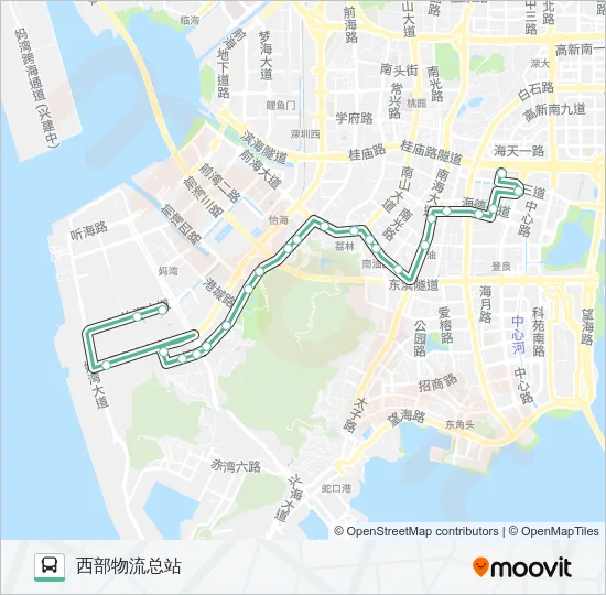 M467 Bus Line Map