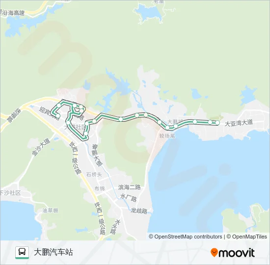 M471 Bus Line Map