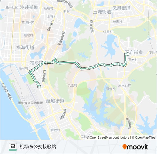 公交M472路的线路图