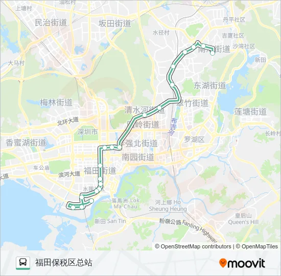 M476 Bus Line Map