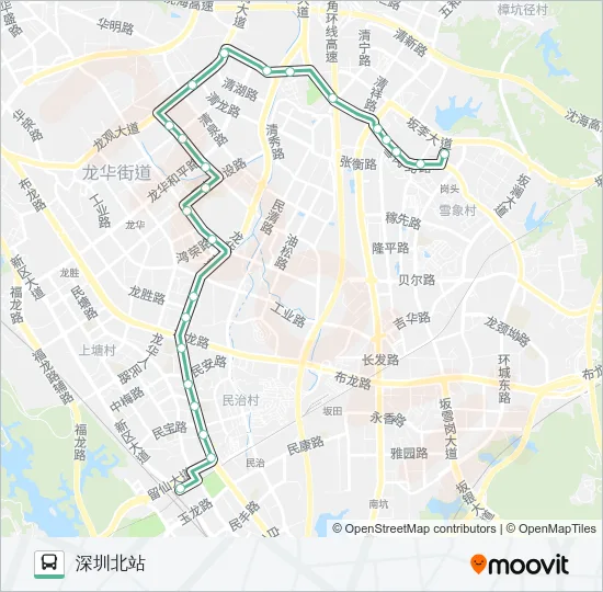 M477 Bus Line Map