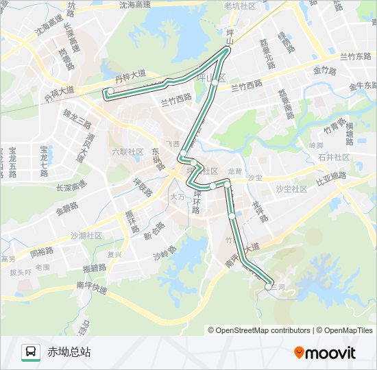 公交M479路的线路图
