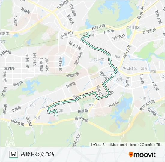 M480 Bus Line Map