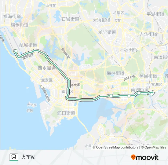 机场2线 Bus Line Map