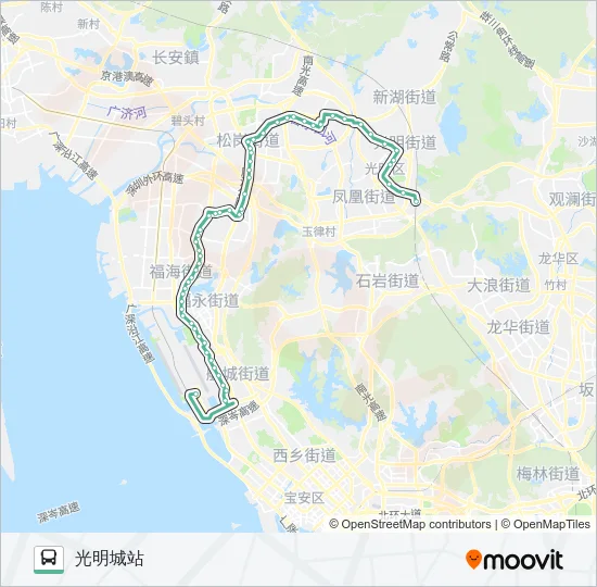 机场5线 Bus Line Map