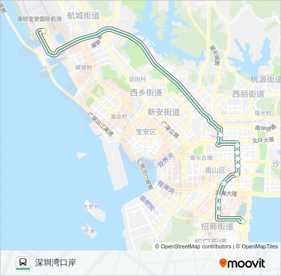 机场8线 Bus Line Map