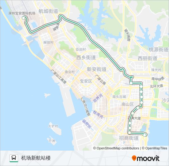 公交机场8路的线路图