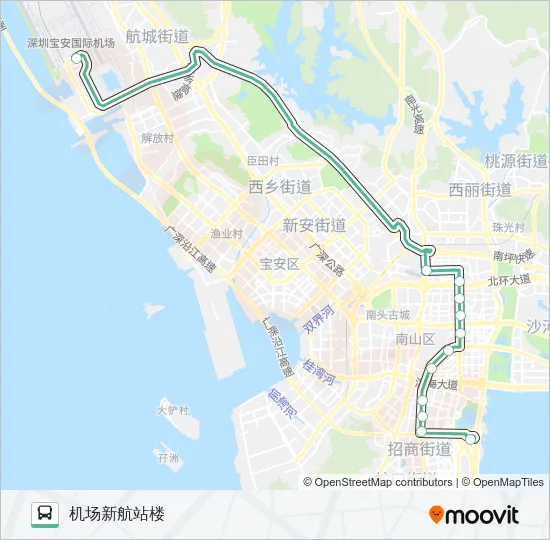 机场8线 Bus Line Map