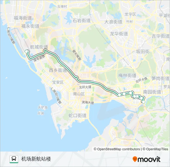 机场9线 Bus Line Map