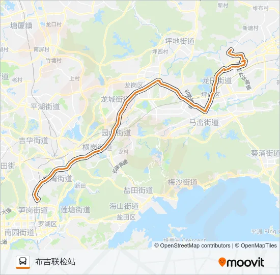 深惠3A Bus Line Map