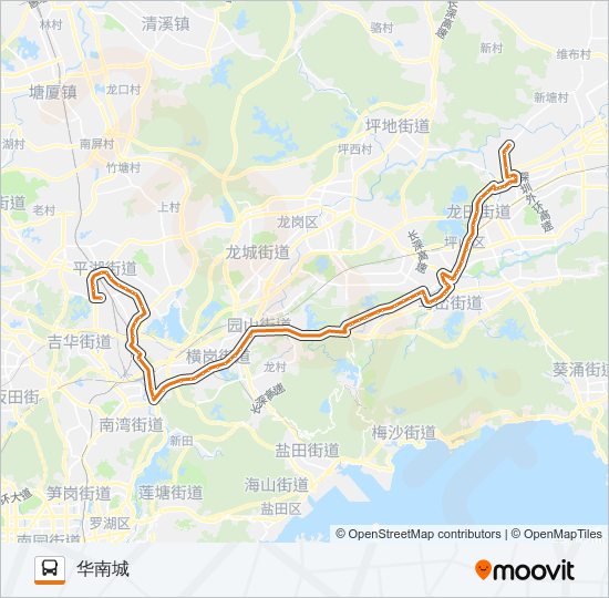 深惠3线 bus Line Map